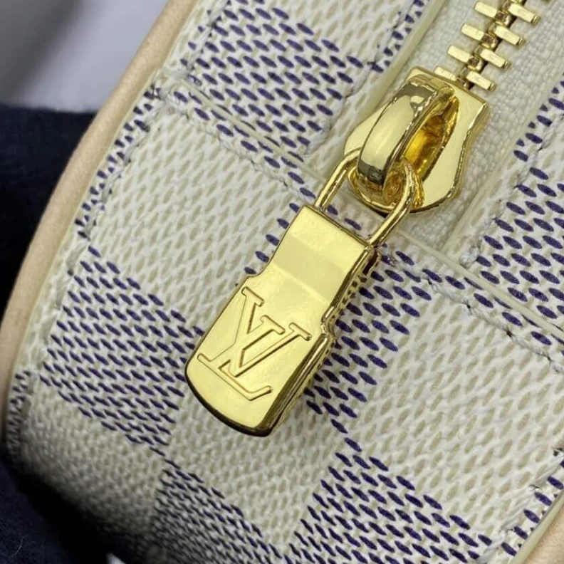 Replica bags lv Goldcolor Louis Vuitton Damier Azur Canvas Neokapi
