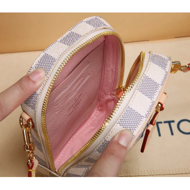 Replica bags lv Goldcolor Louis Vuitton Damier Azur Canvas Neokapi