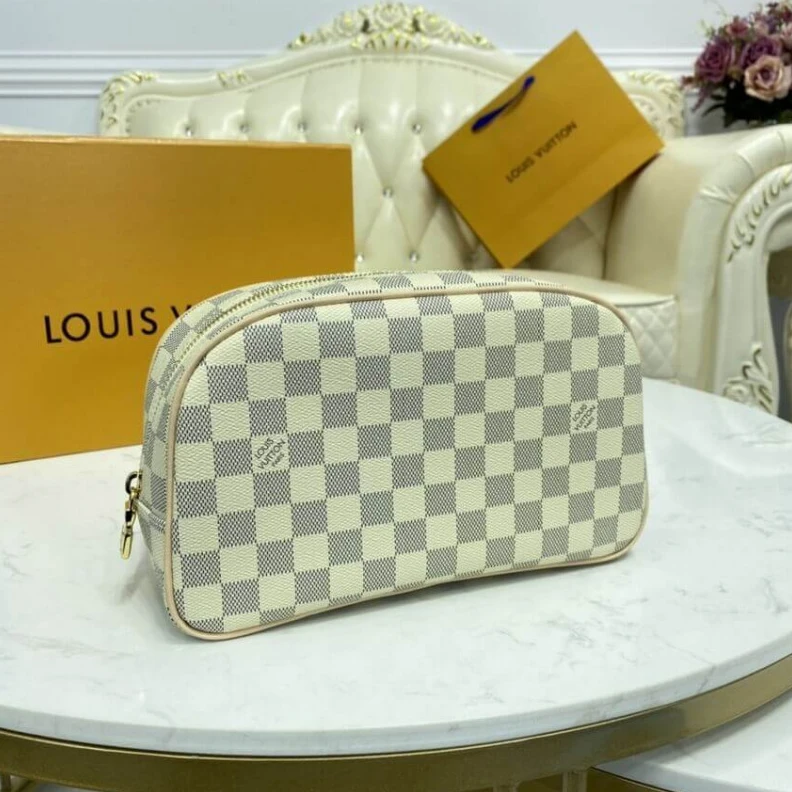 Lv belts replica 25 x 16 x Louis Vuitton Damier Azur Canvas Toiletry Bag 25