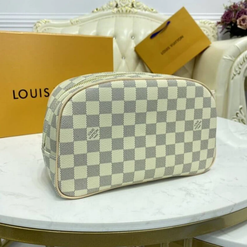 Lv belts replica 25 x 16 x Louis Vuitton Damier Azur Canvas Toiletry Bag 25