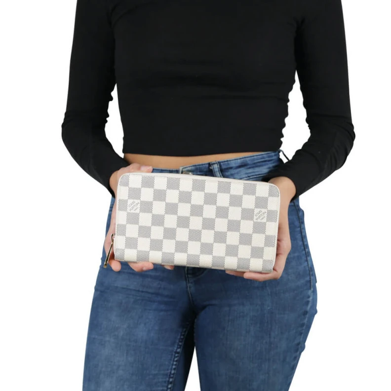 Mythick.ru Louis Vuit Louis Vuitton Damier Azur Canvas Zippy Organizer Wallet