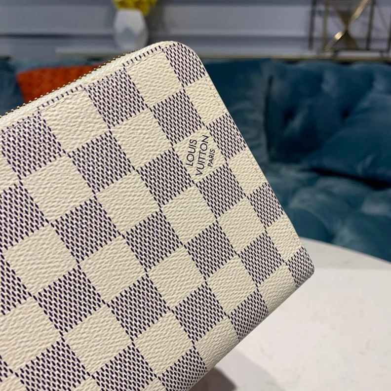 Mythick.ru Louis Vuit Louis Vuitton Damier Azur Canvas Zippy Organizer Wallet