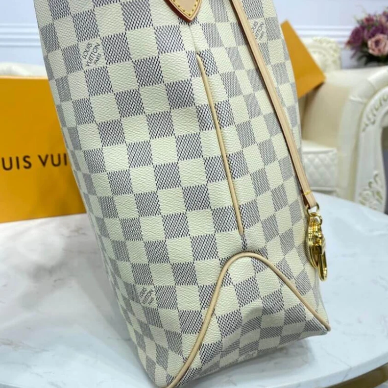 Mythick ru Golden br LV Damier Azur Delightful MM Pink