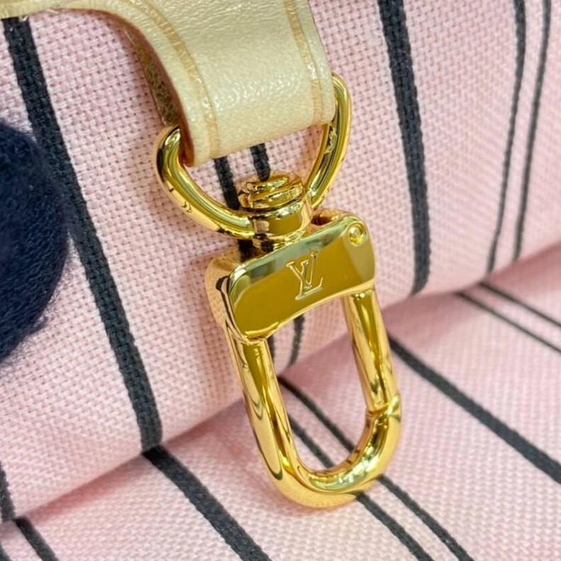 Mythick ru Golden br LV Damier Azur Delightful MM Pink