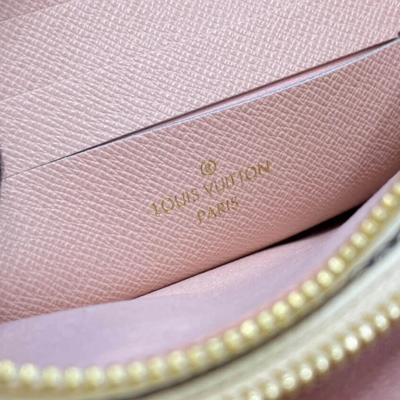 Lv belts replica Microfibe LV Damier Azur Double Zip Pochette