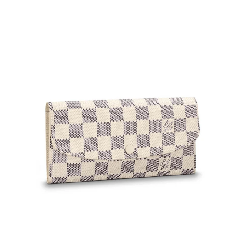 Mythick.ru Damier Az Louis Vuitton Damier Azur Emilie Wallet Beige