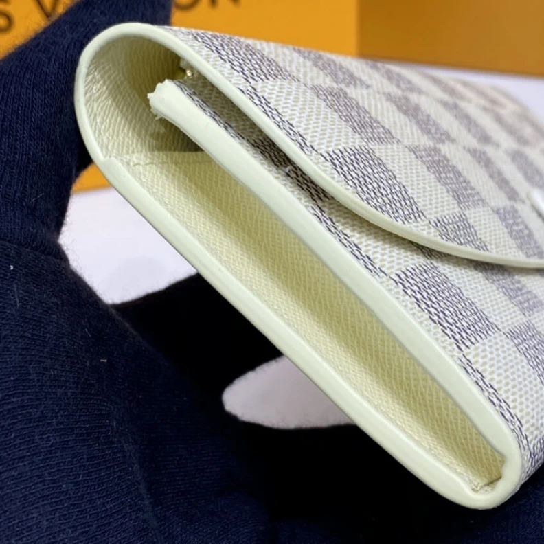 Mythick.ru Damier Az Louis Vuitton Damier Azur Emilie Wallet Beige