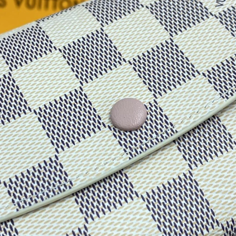 Replica bags Rose Ball Louis Vuitton Damier Azur Emilie Wallet Pink