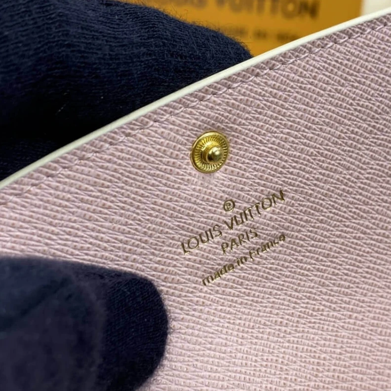 Replica bags Rose Ball Louis Vuitton Damier Azur Emilie Wallet Pink