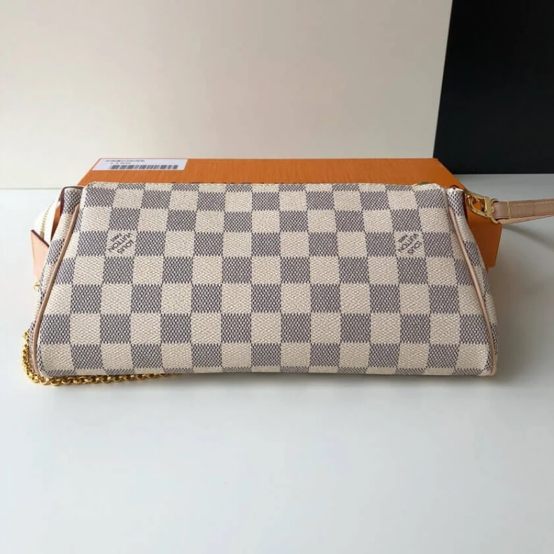 Mythick.ru Golden br LV Damier Azur Eva Clutch