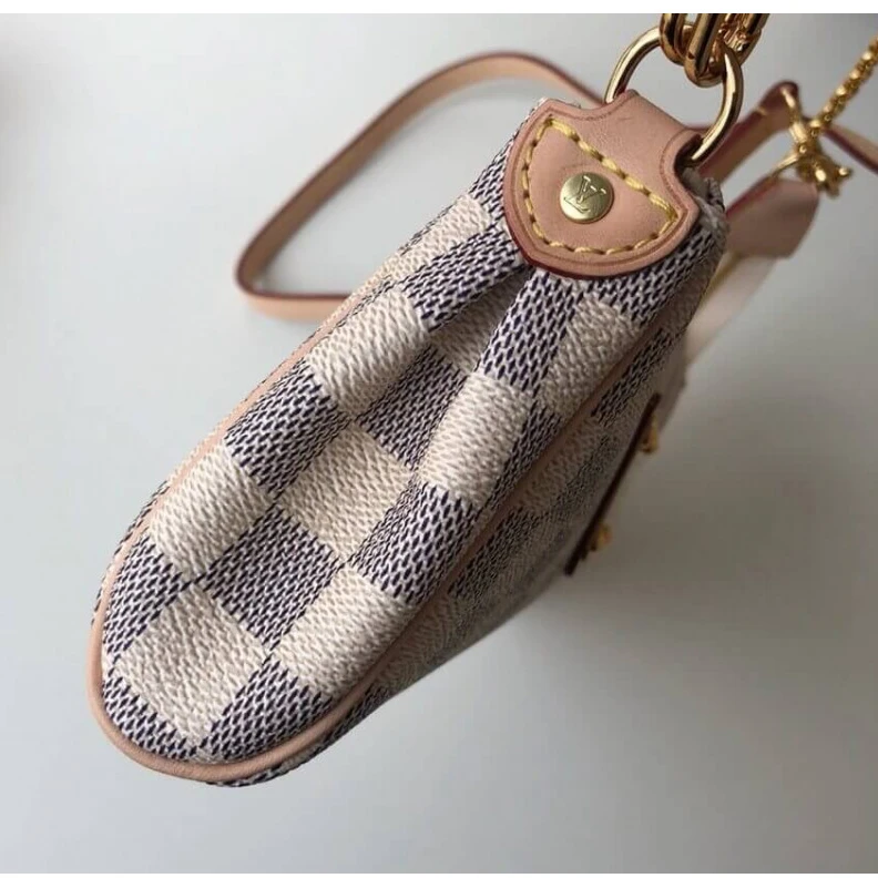 Mythick.ru Golden br LV Damier Azur Eva Clutch
