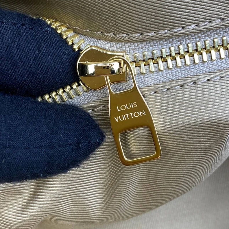 Lv belts replica Goldcolor LV Damier Azur Graceful MM Beige