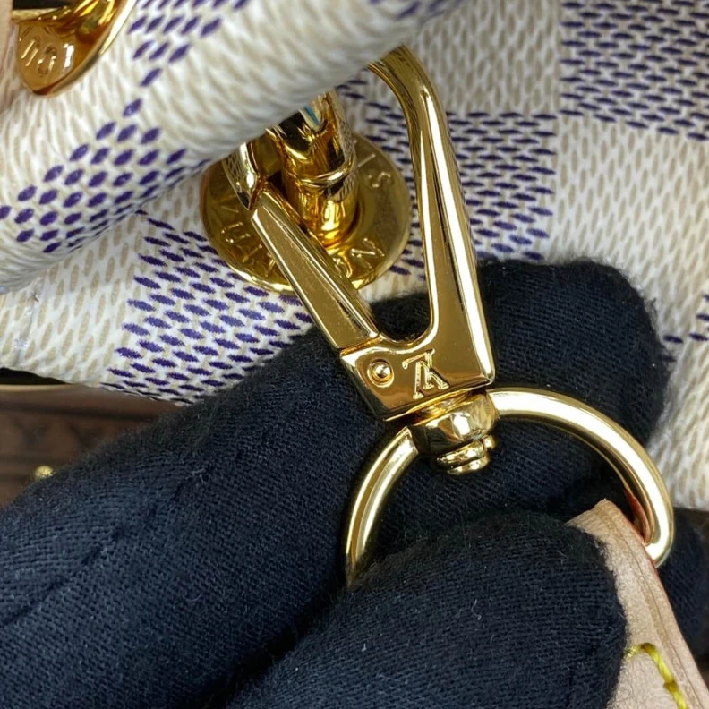 Lv belts replica Textile l LV Damier Azur Graceful MM Pink