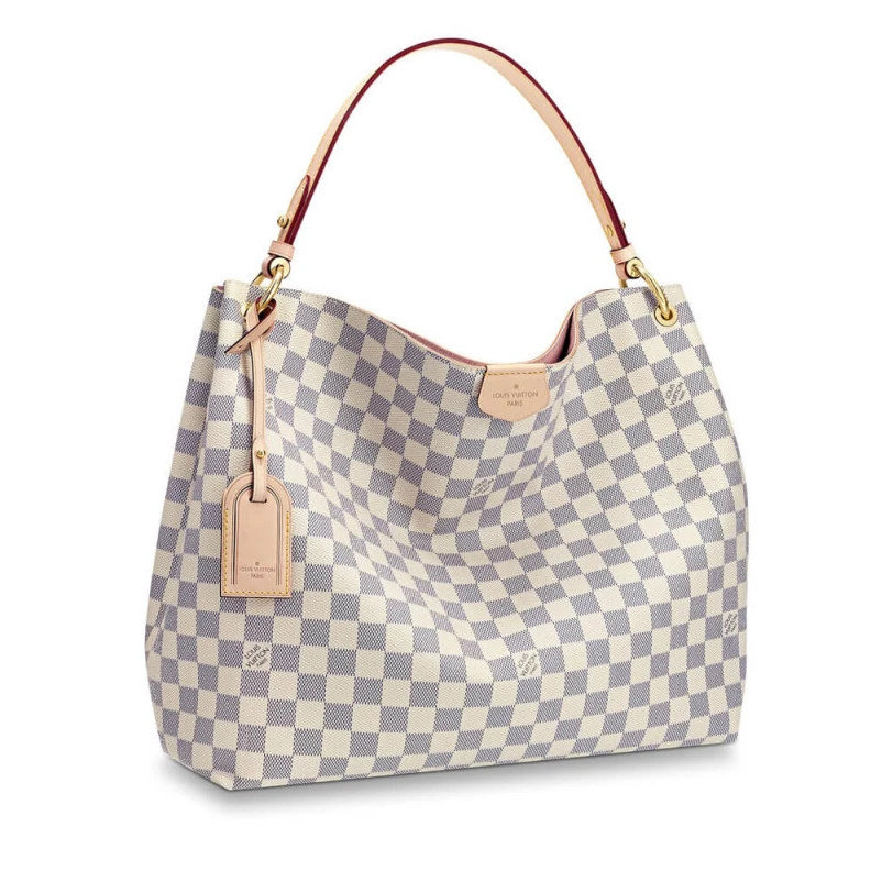Textile l LV Damier Azur Graceful MM Pink