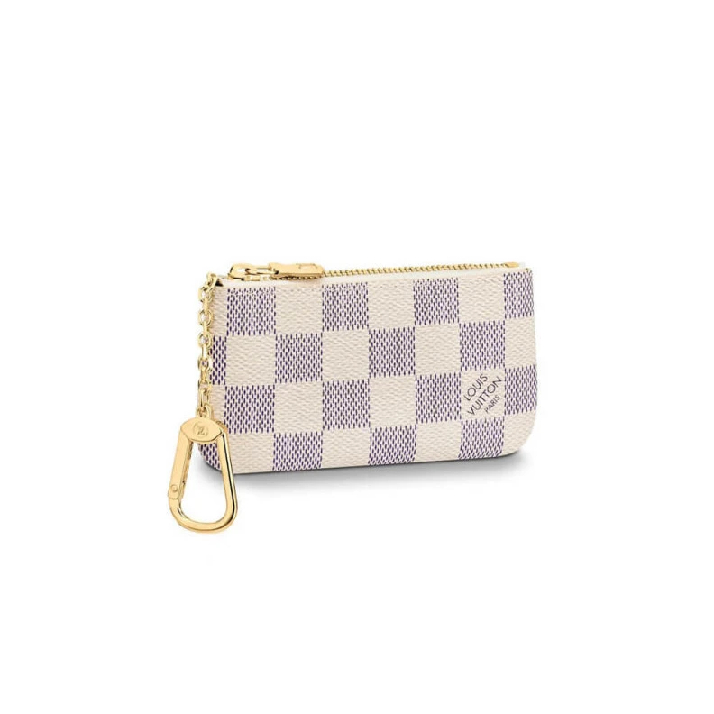Key ring Louis Vuitton Damier Azur Key Pouch