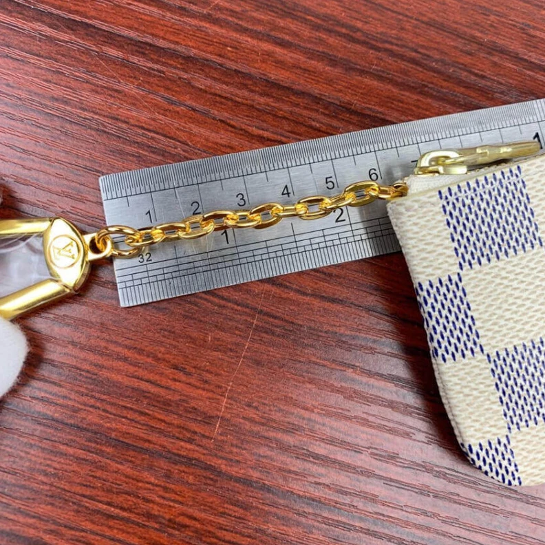 Replica bags Key ring Louis Vuitton Damier Azur Key Pouch