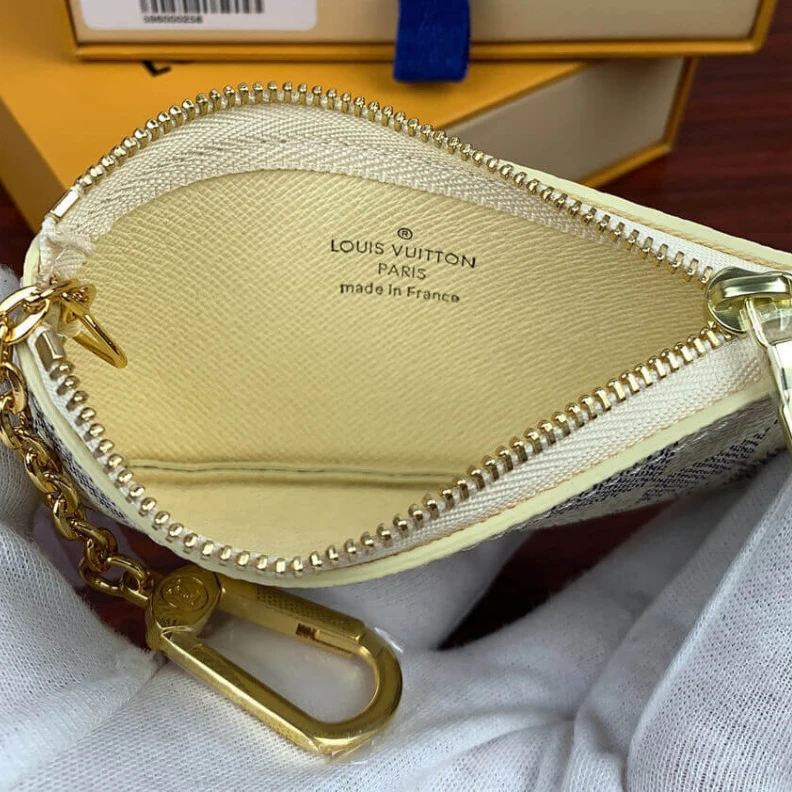 Replica bags Key ring Louis Vuitton Damier Azur Key Pouch