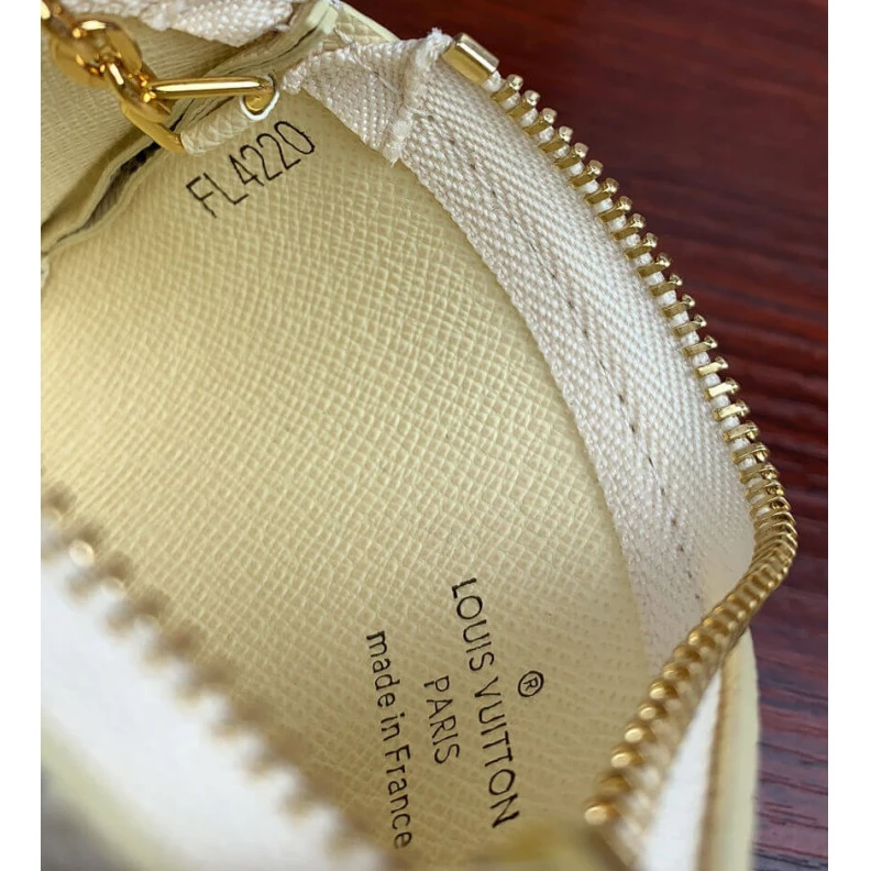 Replica bags Key ring Louis Vuitton Damier Azur Key Pouch