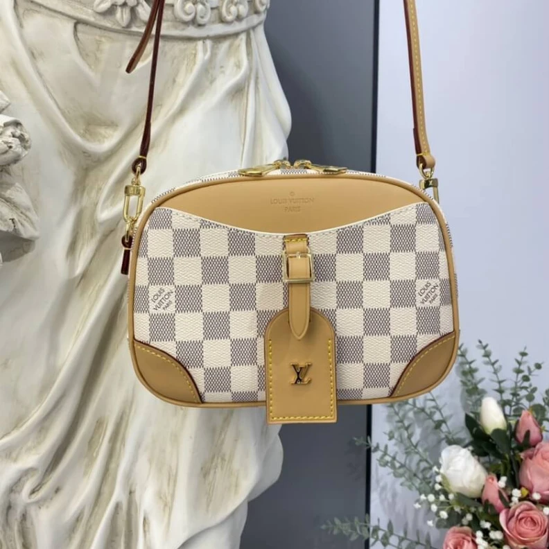 Lv belts replica Luggage t LV Damier Azur Mini Deauville