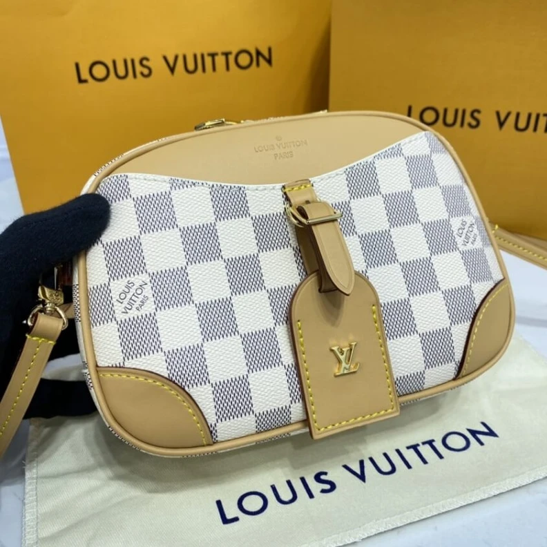 Lv belts replica Luggage t LV Damier Azur Mini Deauville