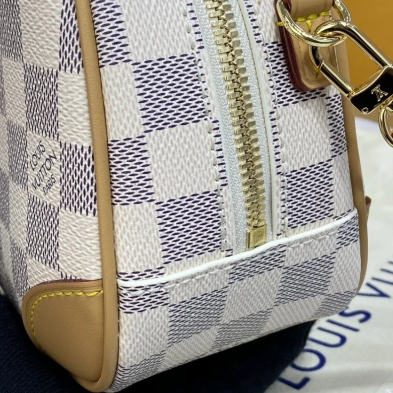 Lv belts replica Luggage t LV Damier Azur Mini Deauville