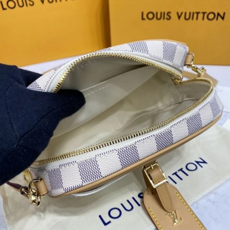 Lv belts replica Luggage t LV Damier Azur Mini Deauville