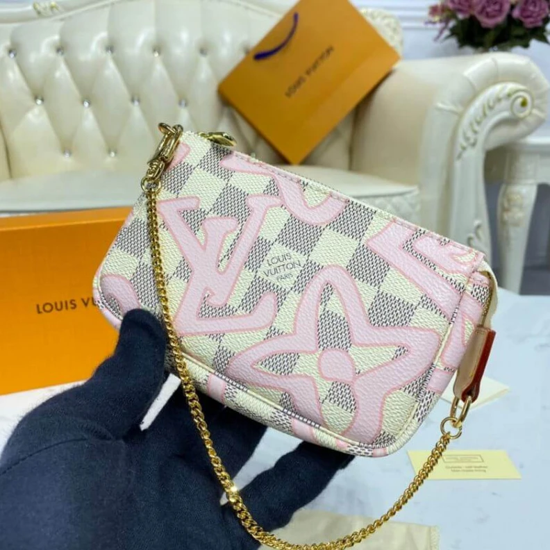 Replica bag The Mini P LV Damier Azur Mini Pochette Accessoires