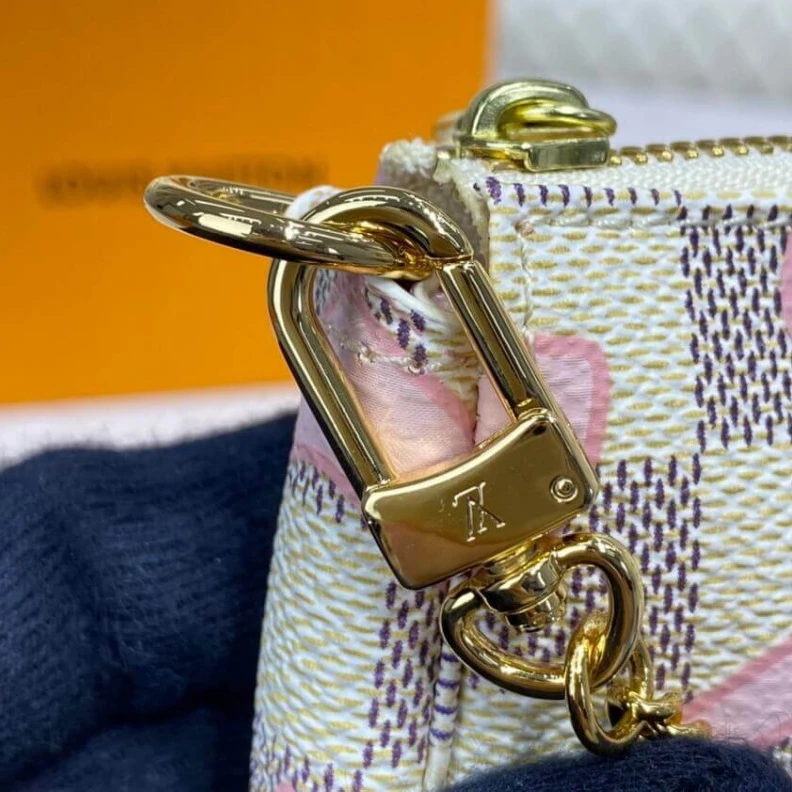 Replica bag The Mini P LV Damier Azur Mini Pochette Accessoires