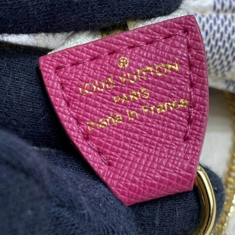Replica bags lv Chain:Not Louis Vuitton Damier Azur Mini Pochette Accessoires