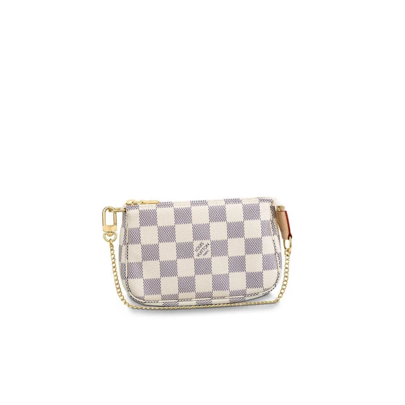 Chain:Not Louis Vuitton Damier Azur Mini Pochette Accessoires