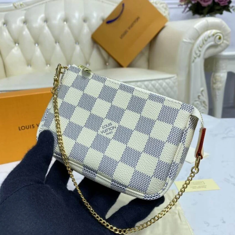 Mythick.ru Chain:Not Louis Vuitton Damier Azur Mini Pochette Accessoires