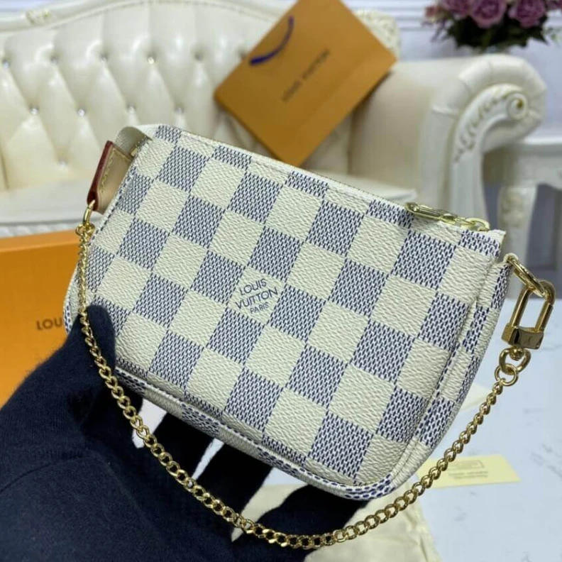 Mythick.ru Chain:Not Louis Vuitton Damier Azur Mini Pochette Accessoires