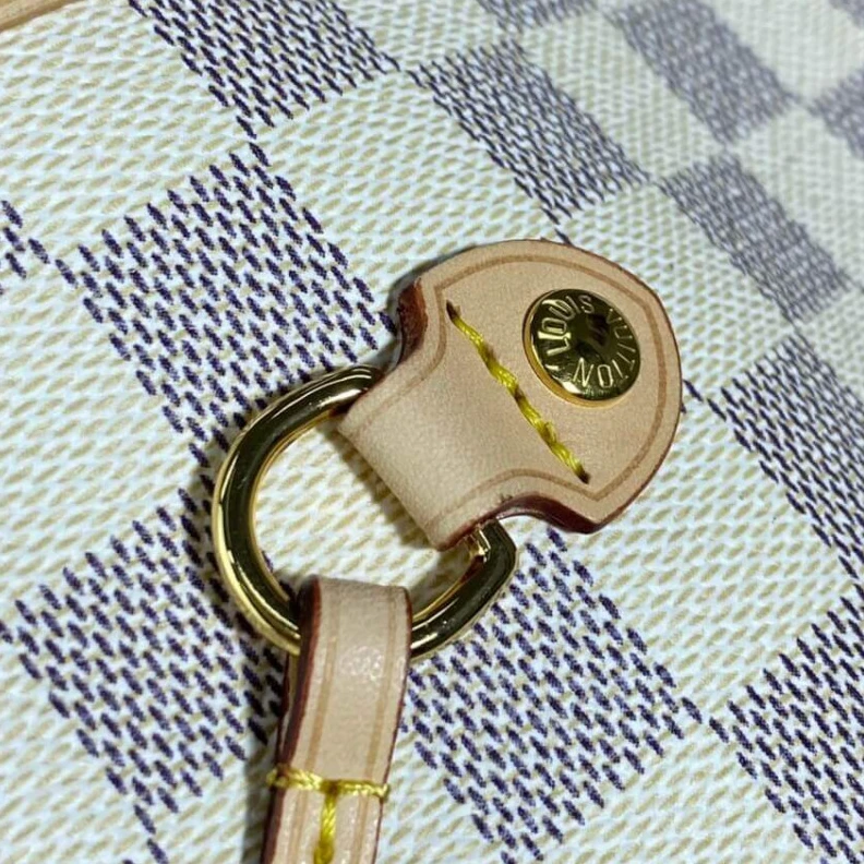 Mythick Beige Louis Vuitton Damier Azur Neverfull GM Beige