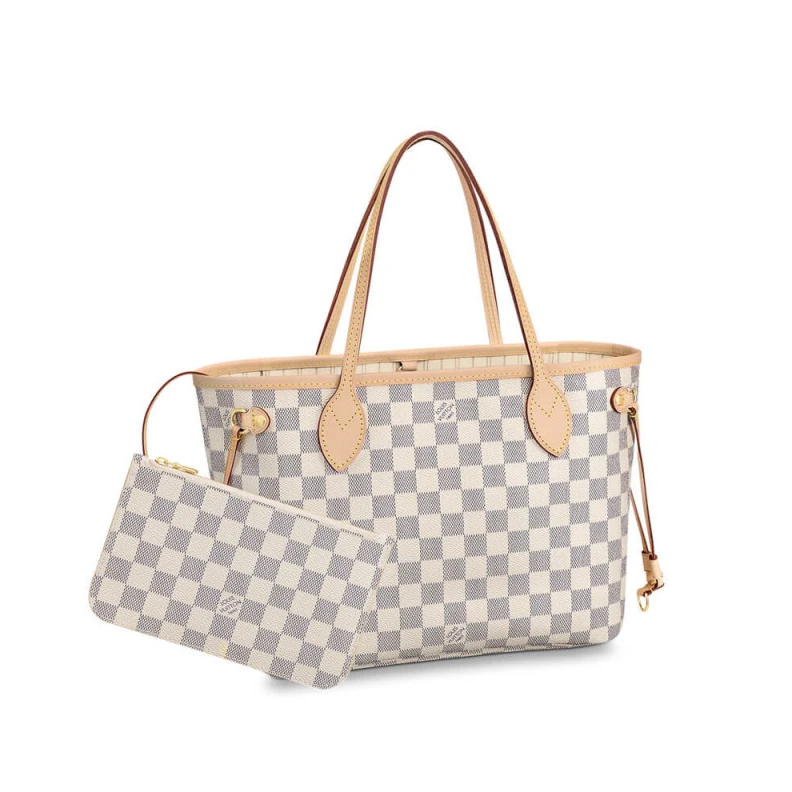The Neverf Louis Vuitton Damier Azur Neverfull PM