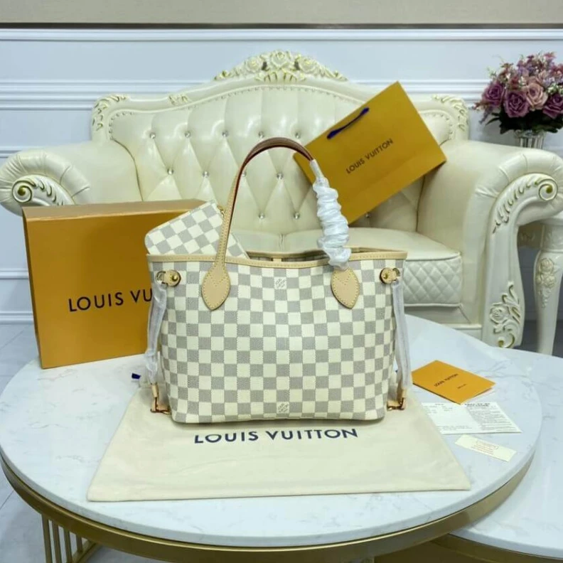 Mythick The Neverf Louis Vuitton Damier Azur Neverfull PM