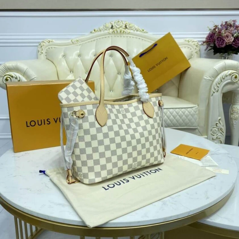 Mythick The Neverf Louis Vuitton Damier Azur Neverfull PM