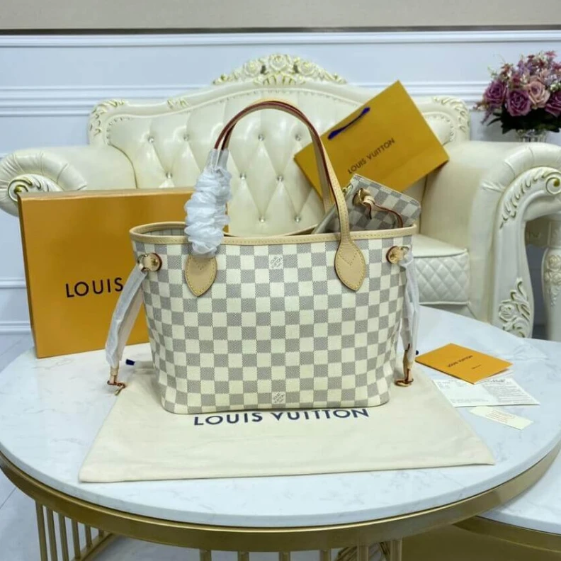 Mythick The Neverf Louis Vuitton Damier Azur Neverfull PM