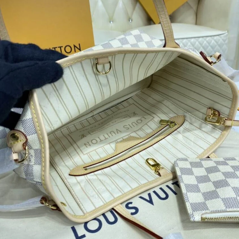 Mythick The Neverf Louis Vuitton Damier Azur Neverfull PM