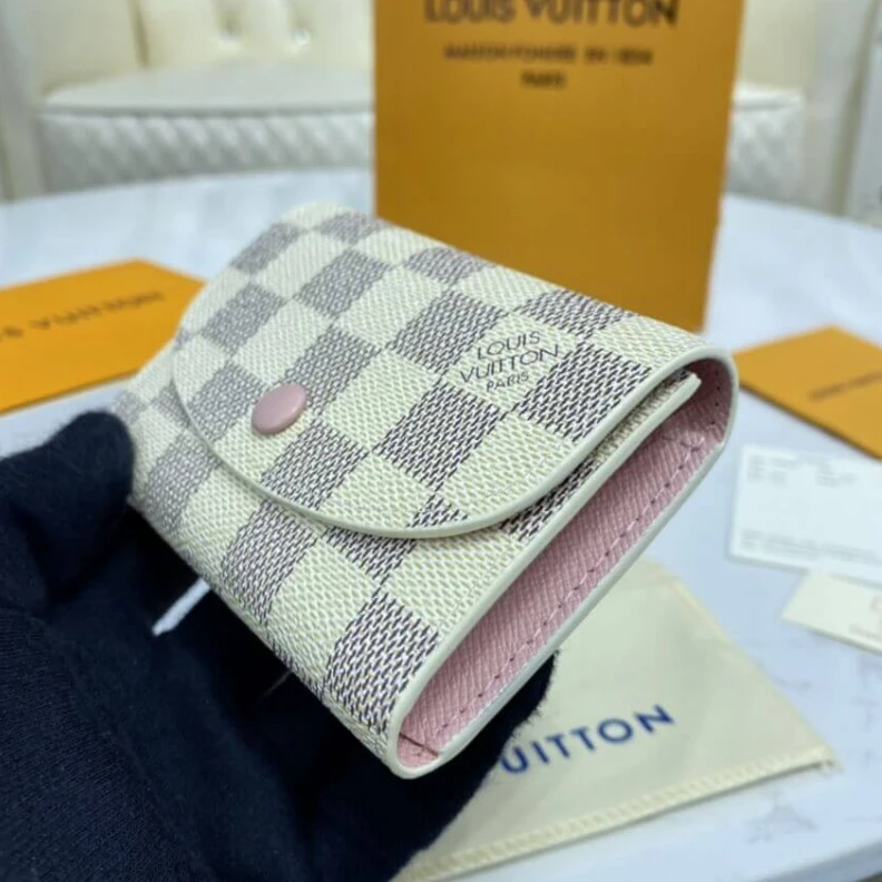 Mythick.ru Goldcolor Louis Vuitton Damier Azur Rosalie Coin Purse