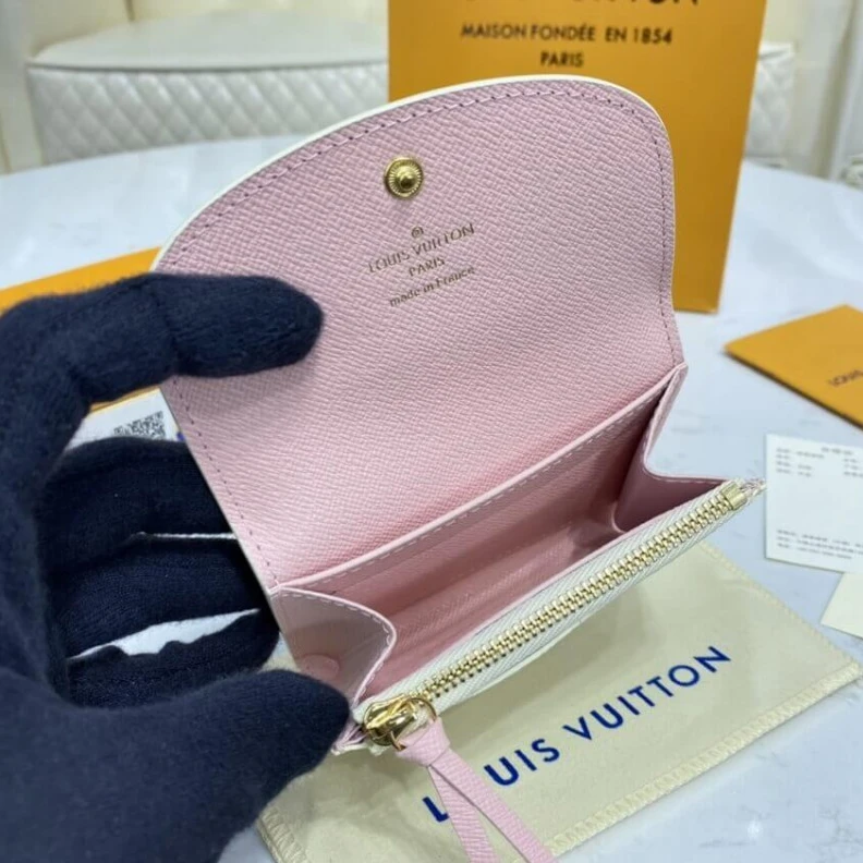 Mythick.ru Goldcolor Louis Vuitton Damier Azur Rosalie Coin Purse