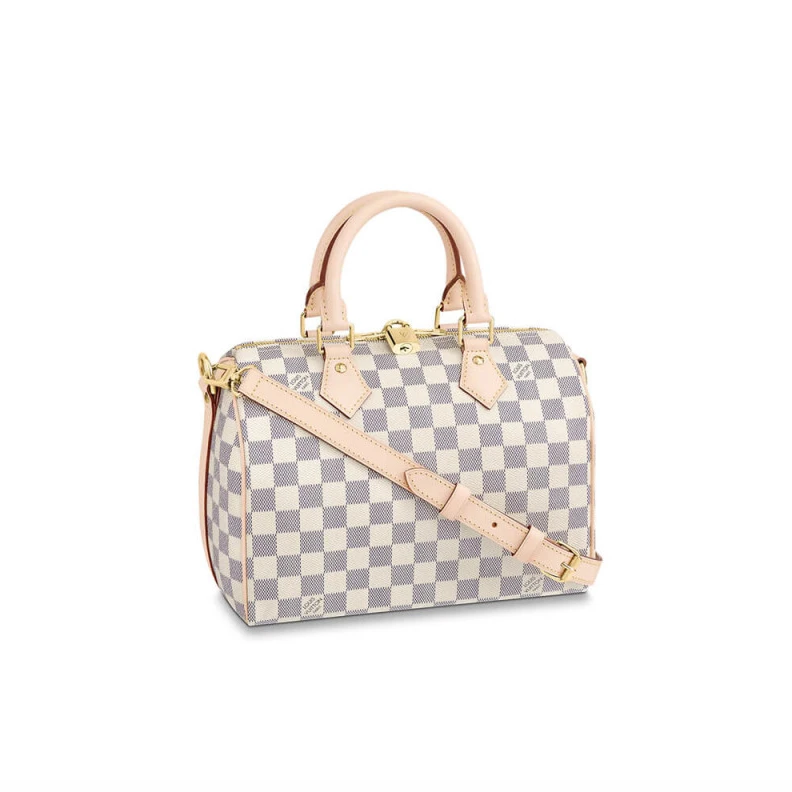 25 x 15 x LV Damier Azur Speedy Bandouliere 25