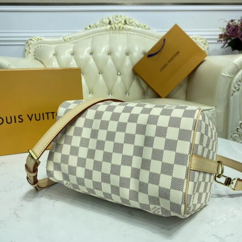 Replica bags lv 25 x 15 x LV Damier Azur Speedy Bandouliere 25