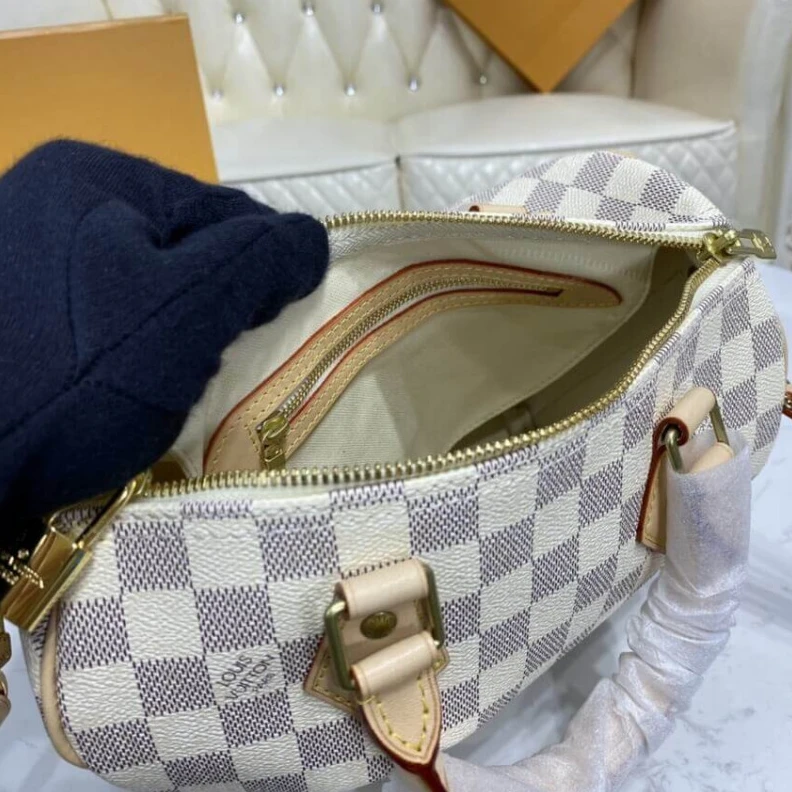Replica bags lv 25 x 15 x LV Damier Azur Speedy Bandouliere 25