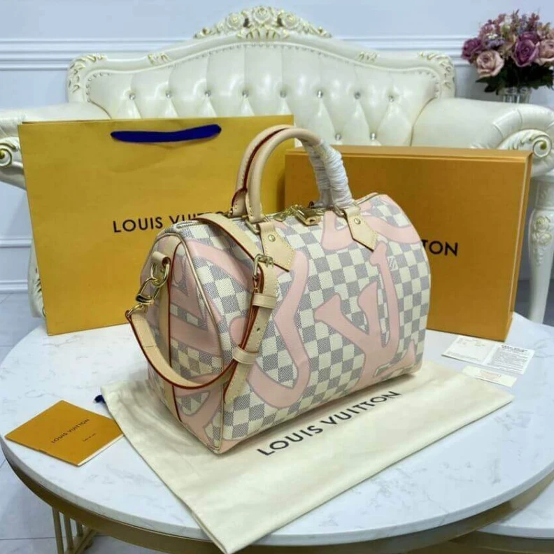 Lv belts replica – Secure z LV Damier Azur Speedy Bandouliere 30