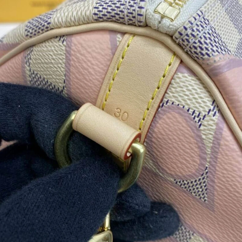 Lv belts replica – Secure z LV Damier Azur Speedy Bandouliere 30