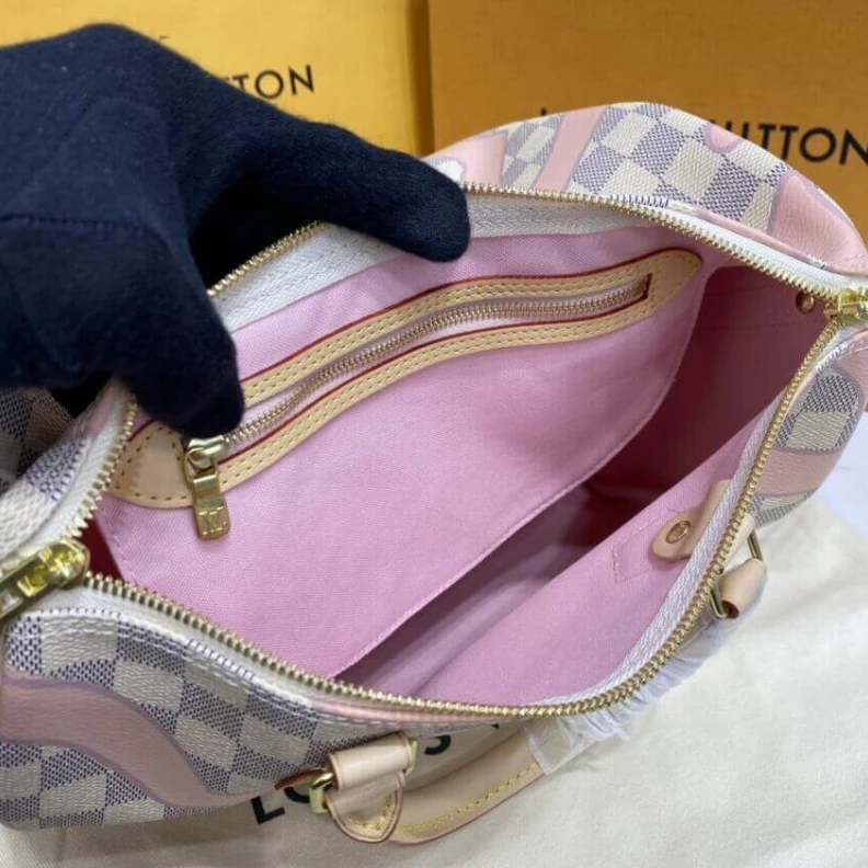 Lv belts replica – Secure z LV Damier Azur Speedy Bandouliere 30