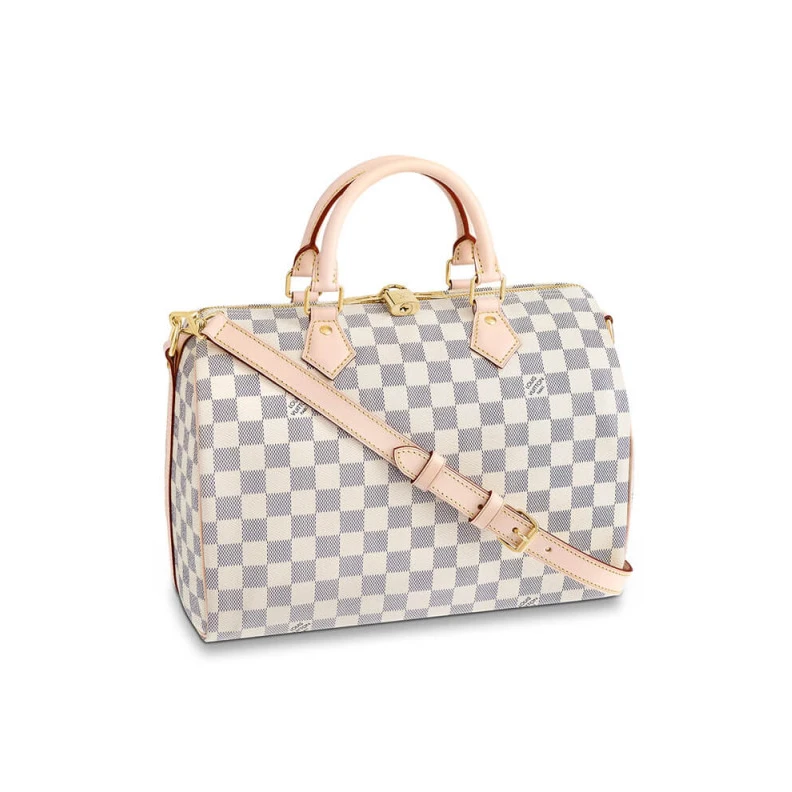 Smooth co LV Damier Azur Speedy Bandouliere 30