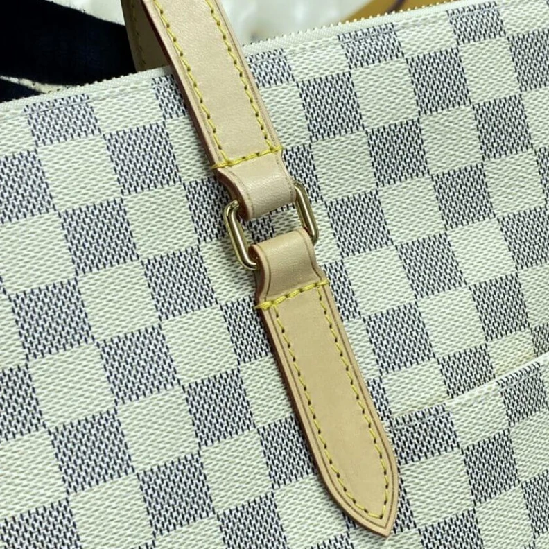 Lv belts replica Golden br Louis Vuitton Damier Azur Totally MM