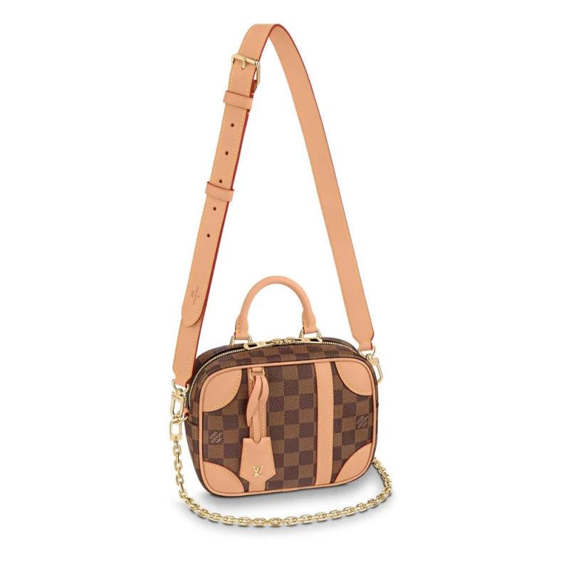 Louis Vuitton Damier Azur Valisette Souple BB Natural