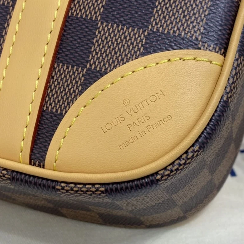 Replica bags lv Louis Vuitton Damier Azur Valisette Souple BB Natural